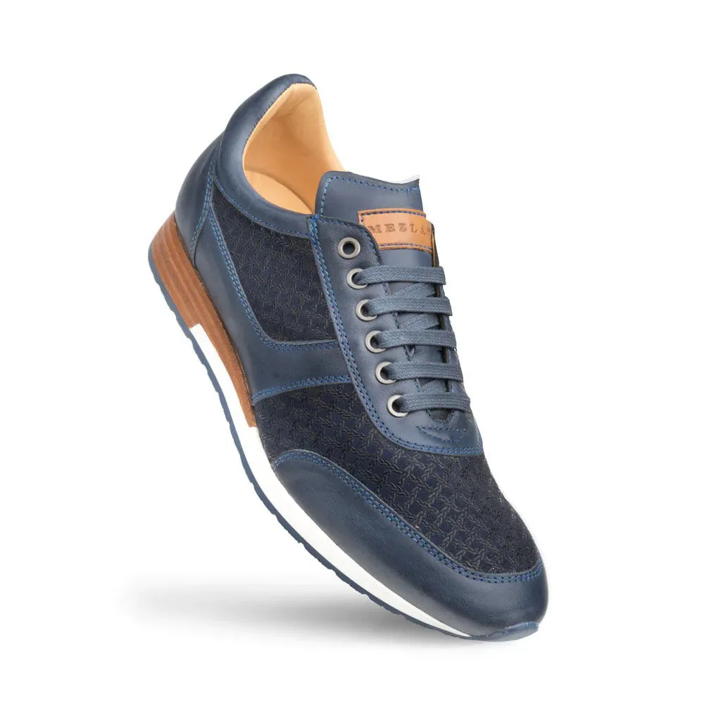 Mezlan Maxim Calfskin Sneakers Blue (9463) sold by Alberto Nardoni product image thumbnail 2