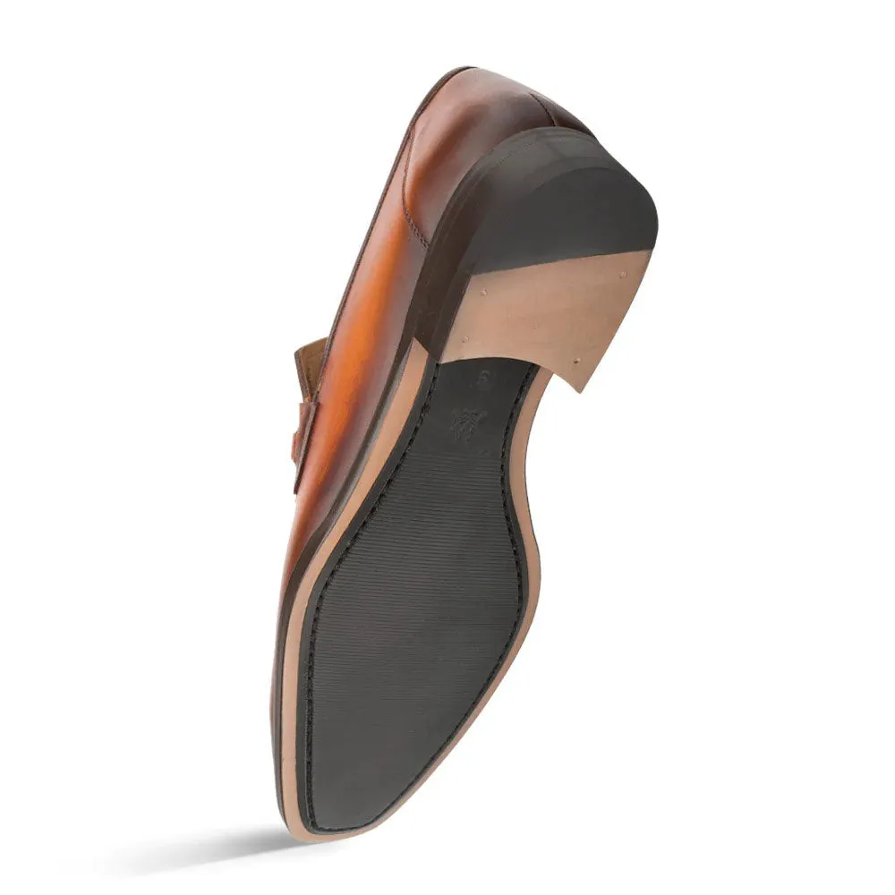 Mezlan Ornament Loafers Cognac (E20482) sold by Alberto Nardoni product image thumbnail 3