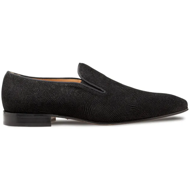 Mezlan Notte Glass Suede Slip On Black (20958) sold by Alberto Nardoni