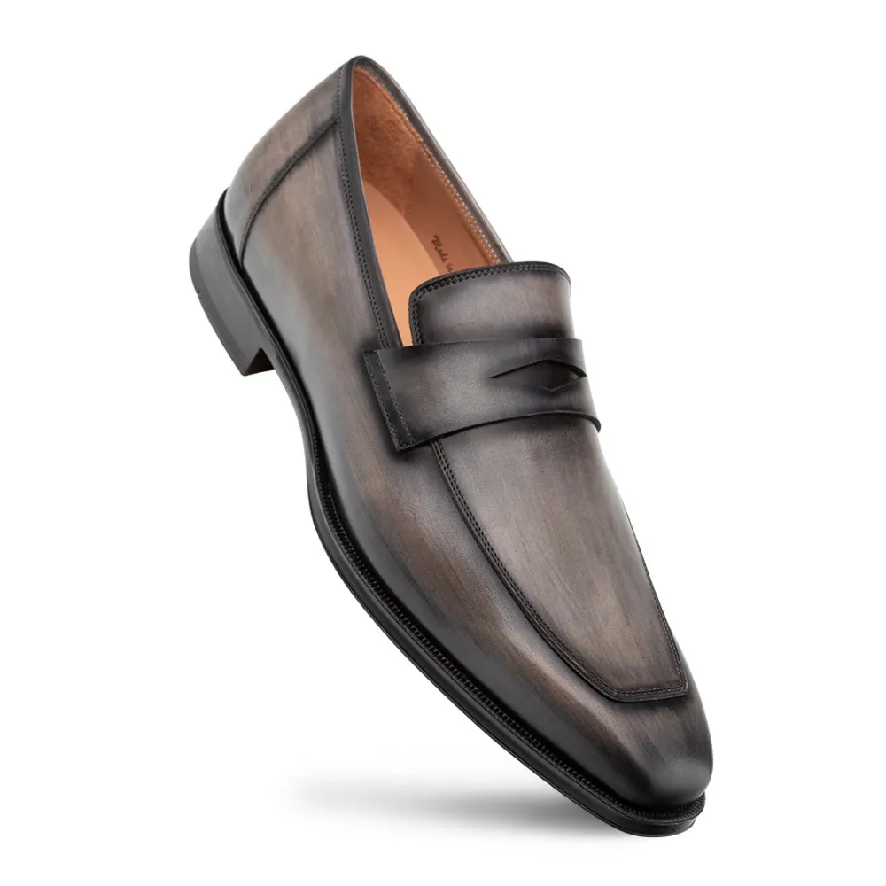 Mezlan Avenue Rubber Sole Penny Loafers Dark Grey (20910) sold by Alberto Nardoni product image thumbnail 2