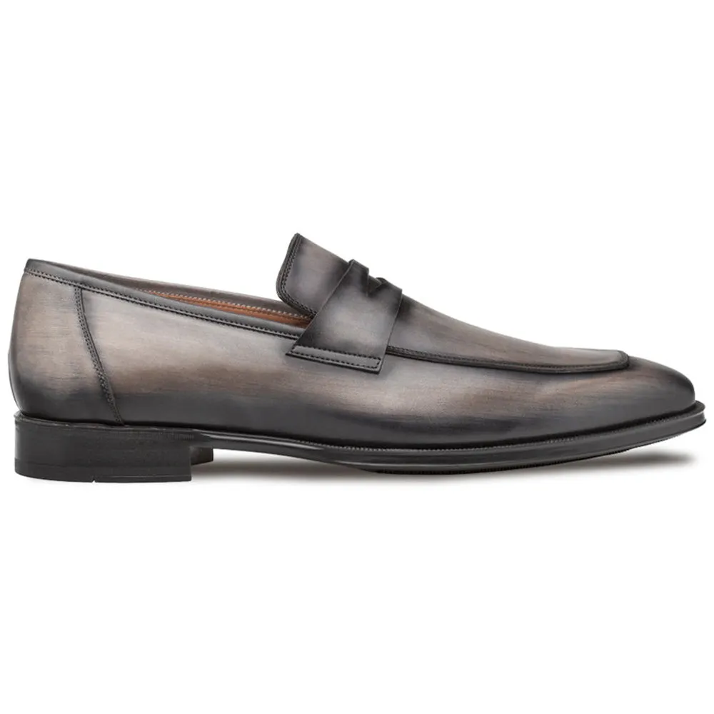 Mezlan Avenue Rubber Sole Penny Loafers Dark Grey (20910) sold by Alberto Nardoni