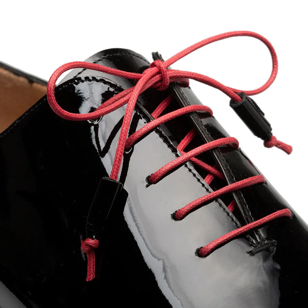 Mezlan Dietro 2 Asymmetrical Patent Oxfords Black (21188) sold by Alberto Nardoni product image thumbnail 4