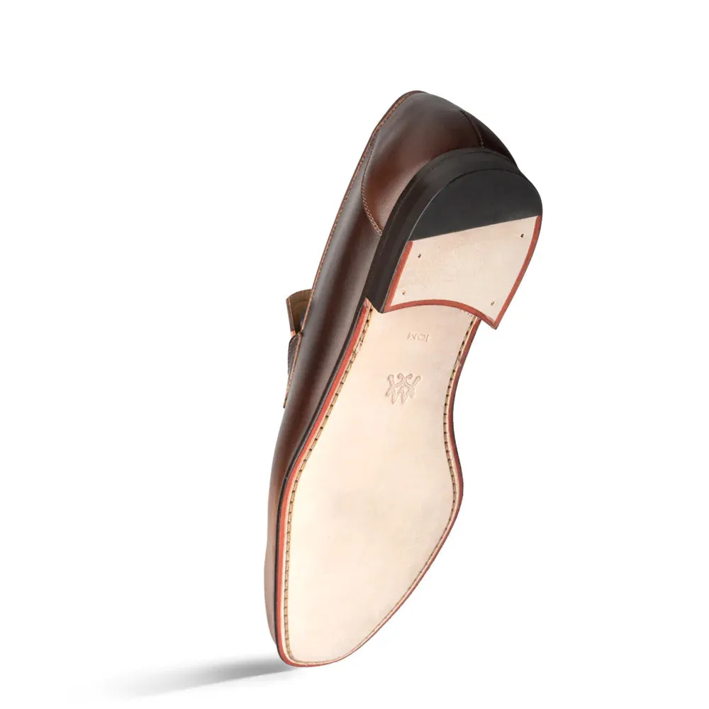 Mezlan Brunello Two-Tone Bit Loafer Taupe / Brown (21100) sold by Alberto Nardoni product image thumbnail 3