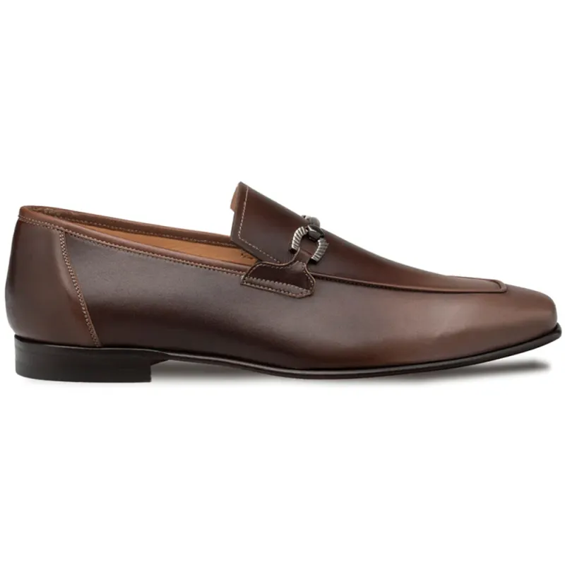 Mezlan Brunello Two-Tone Bit Loafer Taupe / Brown (21100) made by Mezlan