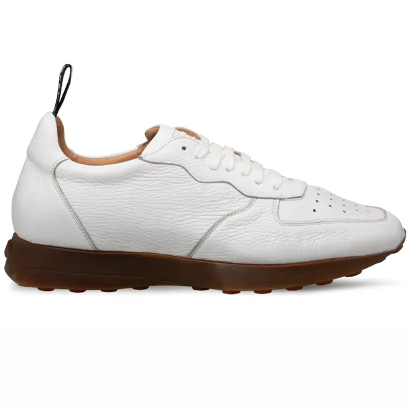 Mezlan Gerardo Deerskin Sneaker White (21135) sold by Alberto Nardoni