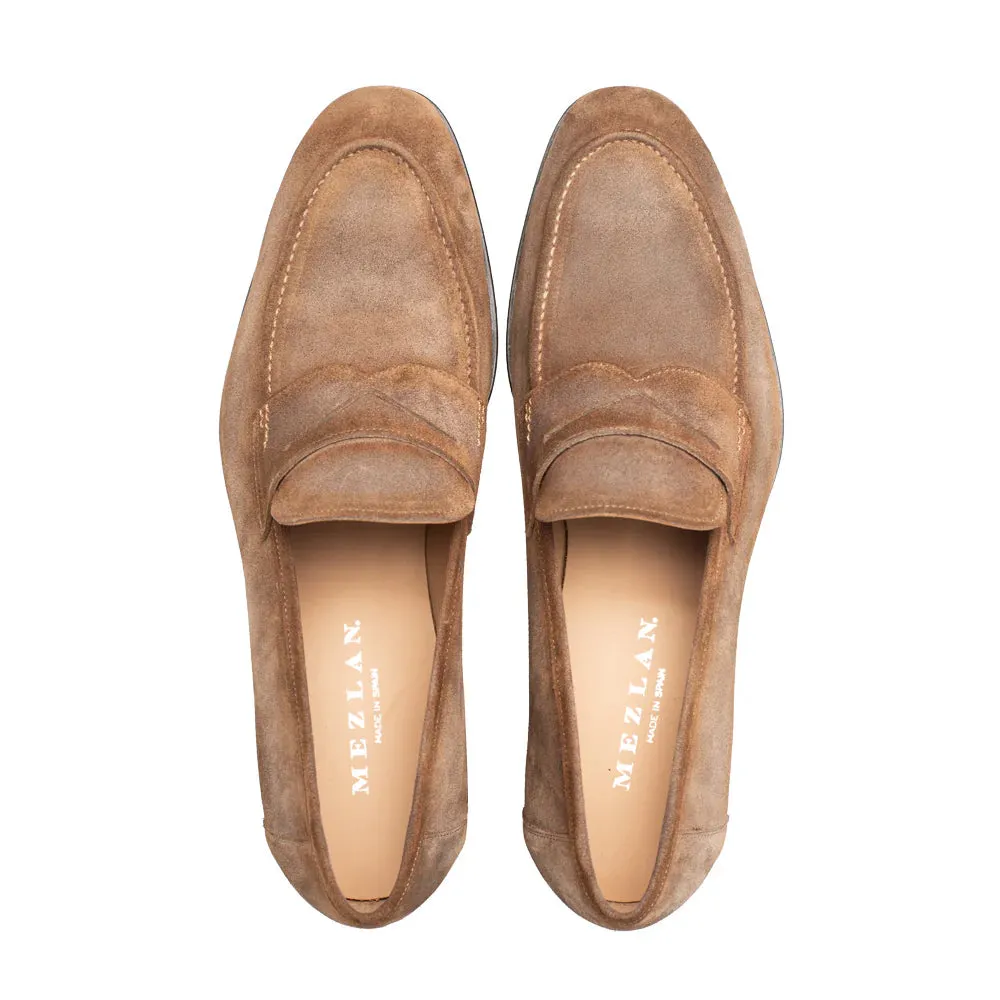 Mezlan Caro Suede Penny Loafer Taupe (21312) sold by Alberto Nardoni product image thumbnail 4