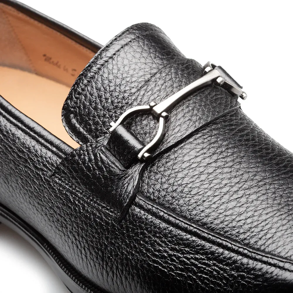 Mezlan Deerskin Ornament Loafer Black (E21253) sold by Alberto Nardoni product image thumbnail 4