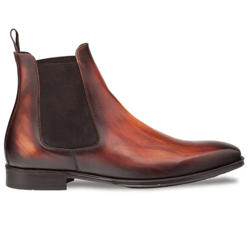 Mezlan Cervantes Chelsea Boot Cognac Rust (21265) sold by Alberto Nardoni