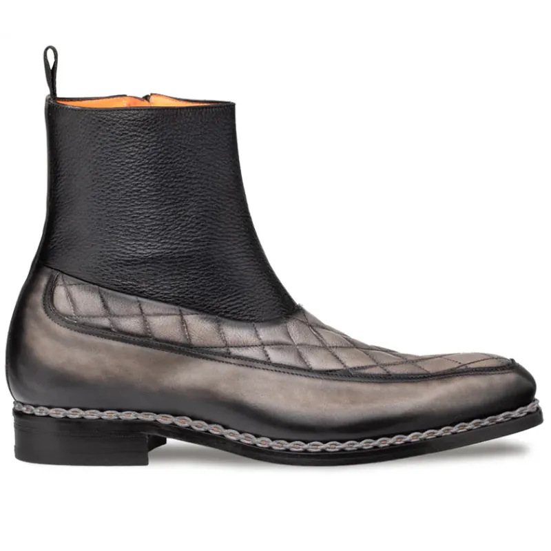 Mezlan Musico Dress Zip Boot Dark Grey (21239) sold by Alberto Nardoni