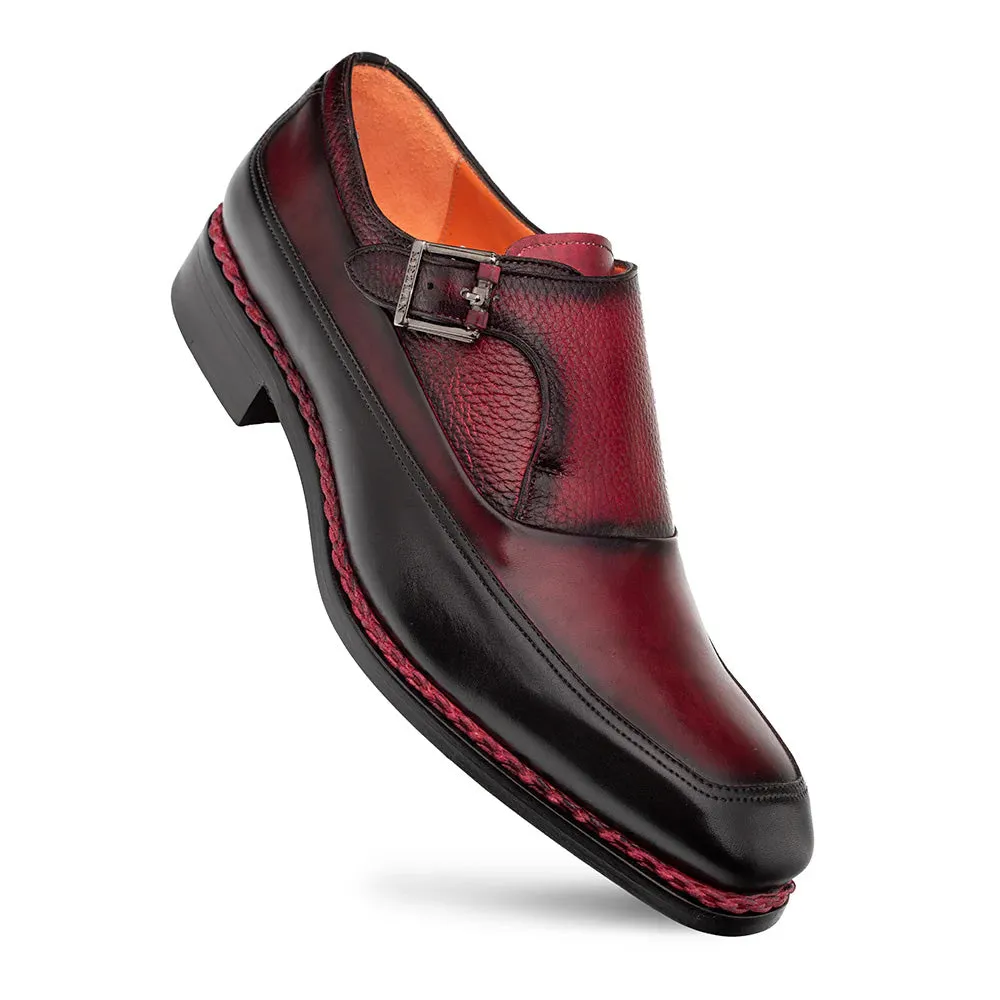 Mezlan Artesano Two-Toned Monk Strap Black & Burgundy (21261) sold by Alberto Nardoni product image thumbnail 2