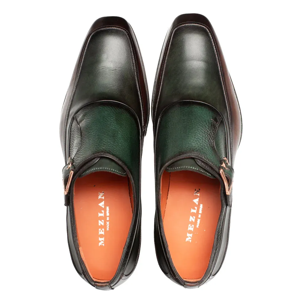 Mezlan Artesano Two-Toned Monk Strap Chocolate & Forest (21261) sold by Alberto Nardoni product image thumbnail 5