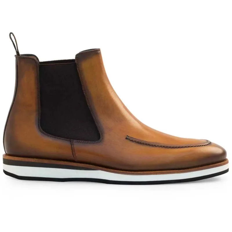 Mezlan Scarab Chelsea Boot Hybrid Dark Cognac (20635) sold by Alberto Nardoni