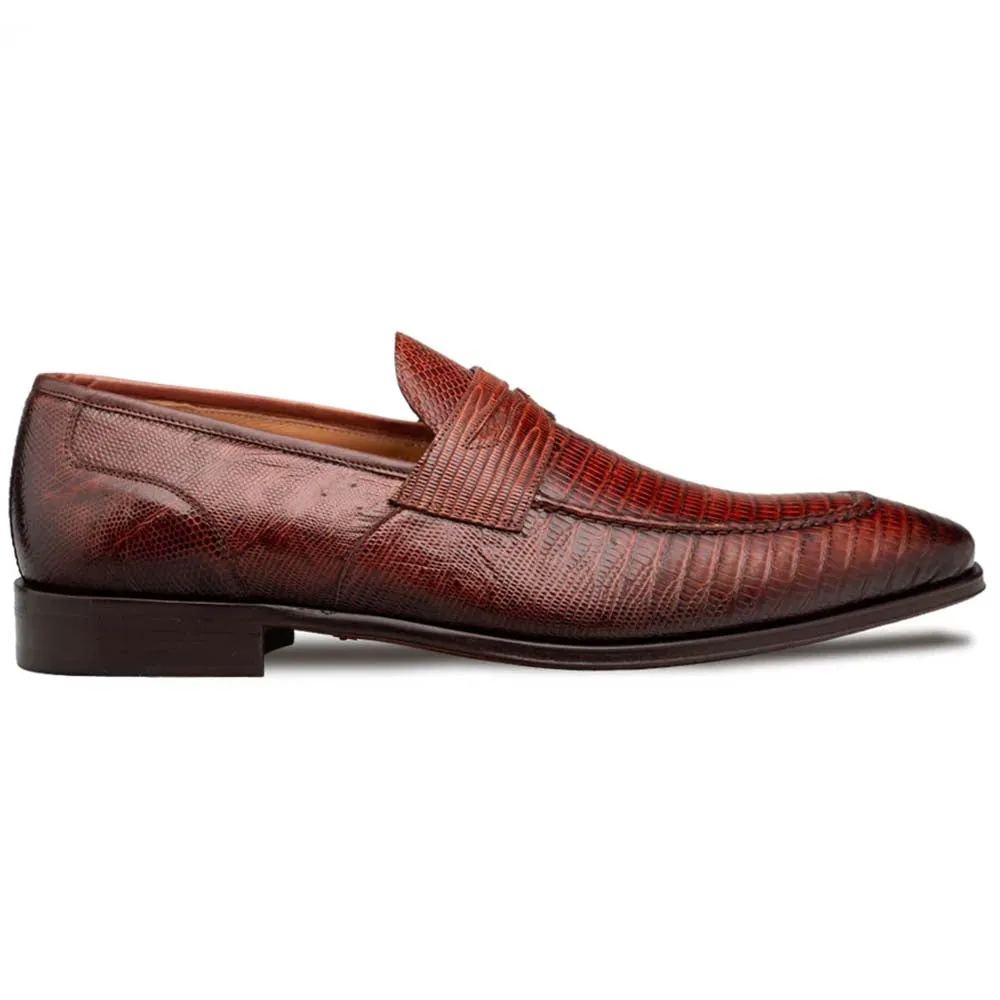 Mezlan Mayor Lizard Penny Loafer Sport (50121-L) sold by Alberto Nardoni