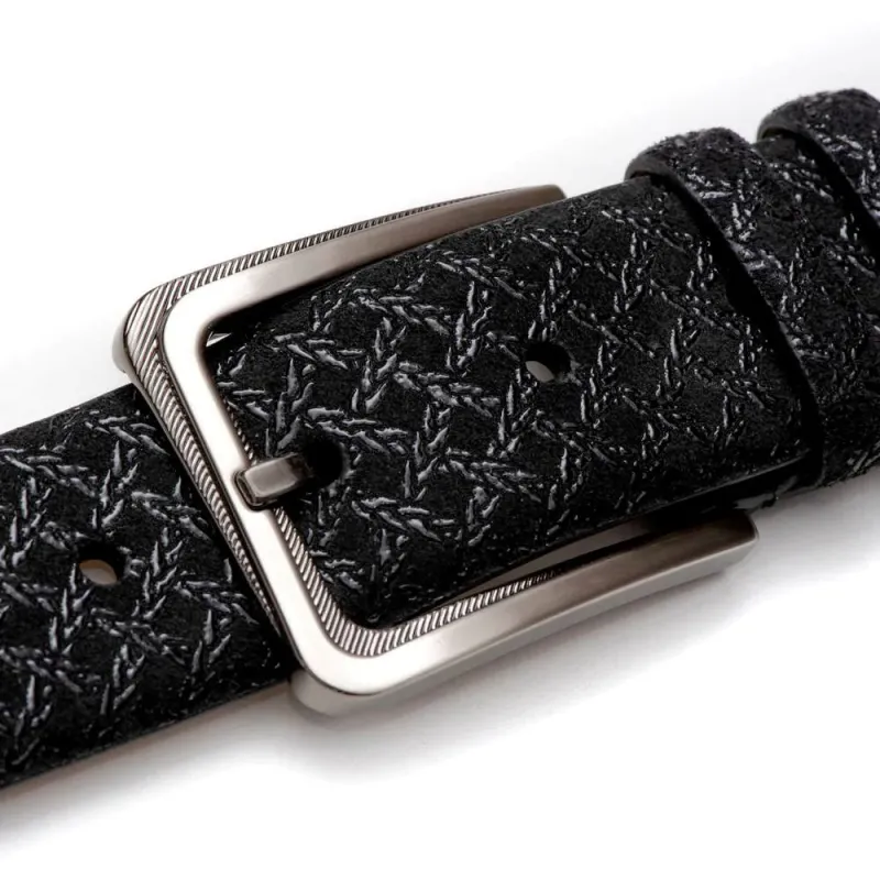 Mezlan Fashion Belt Black made by Mezlan