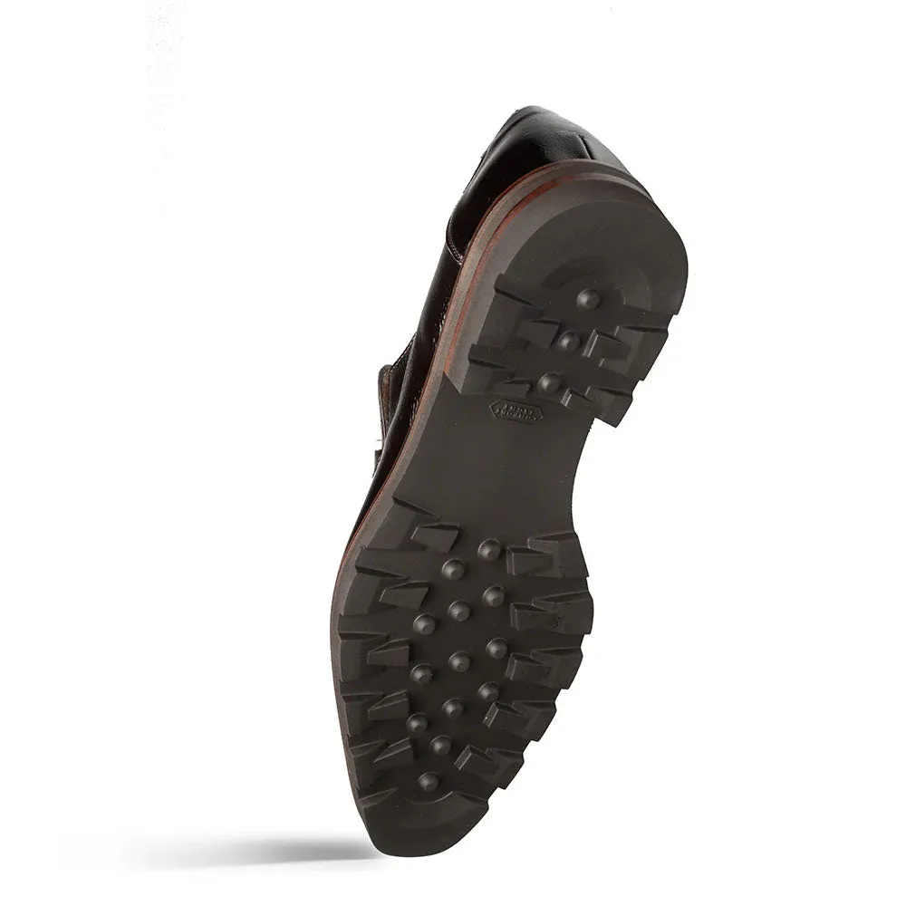 Mezlan Valone Hi-Shine & Suede Lug Slip-On Brown (21763) sold by Alberto Nardoni product image thumbnail 3