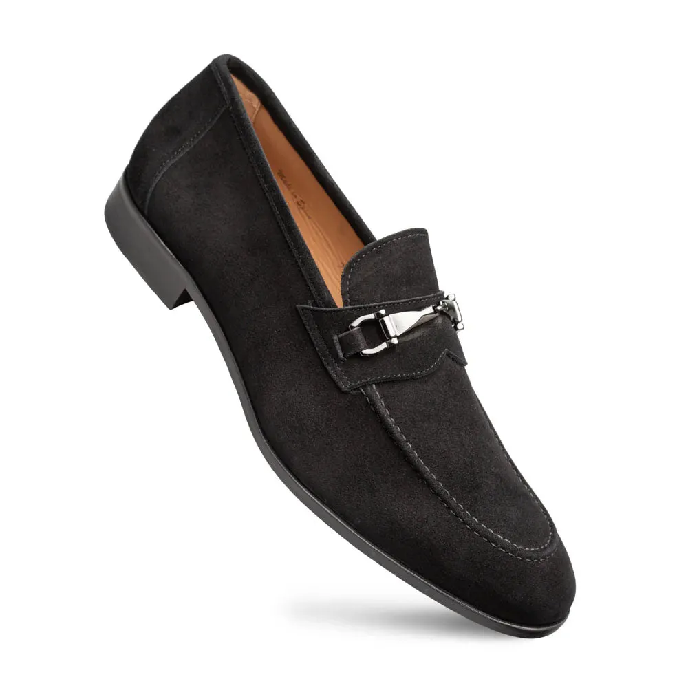 Mezlan Bracco Suede Ornament Loafer Black (21735) sold by Alberto Nardoni product image thumbnail 2