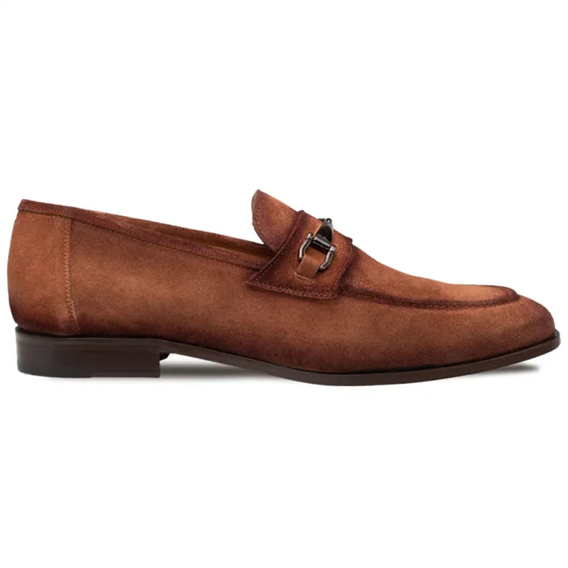 Mezlan Bracco Suede Ornament Loafer Tan (21735) sold by Alberto Nardoni