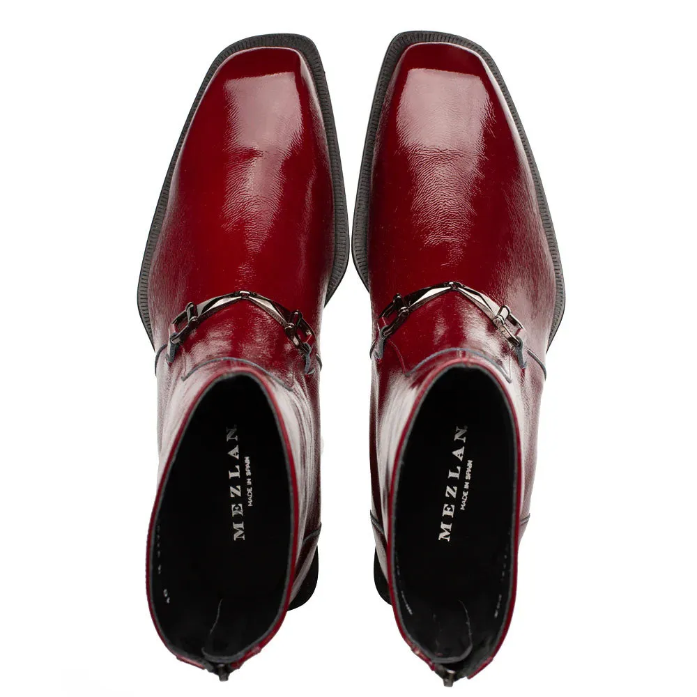 Mezlan Buscemi Hi-Shine Ornament Boot Burgundy (21739) sold by Alberto Nardoni product image thumbnail 5