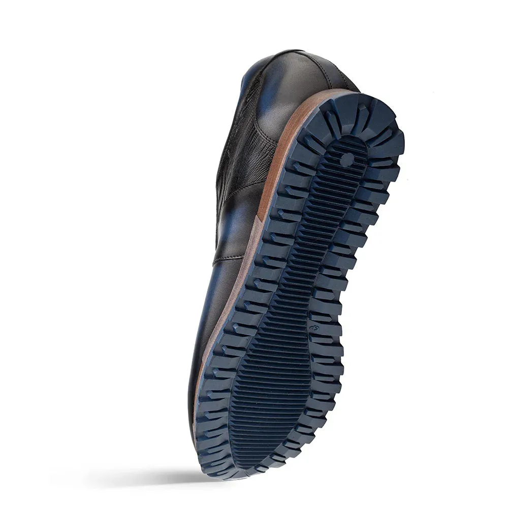 Mezlan Greenwich Calf / Lizard Sneaker Blue (50188-L) sold by Alberto Nardoni product image thumbnail 3