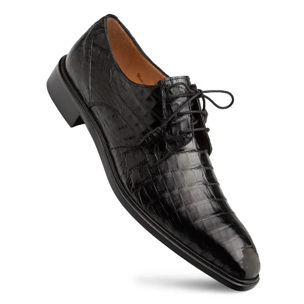 Mezlan Riverside Crocodile Lace-Up Derby Black (50180-F) sold by Alberto Nardoni product image thumbnail 2