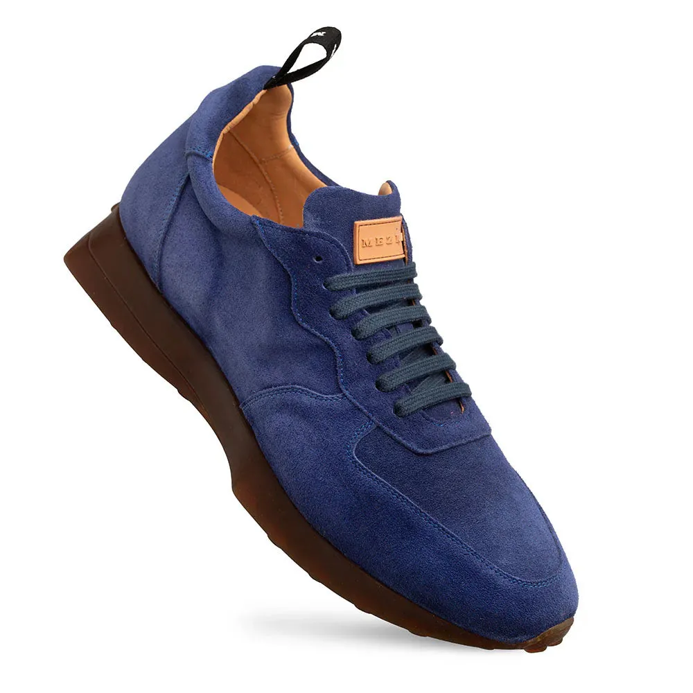 Mezlan Carlucci Suede Sneaker Blue (21732) sold by Alberto Nardoni product image thumbnail 2
