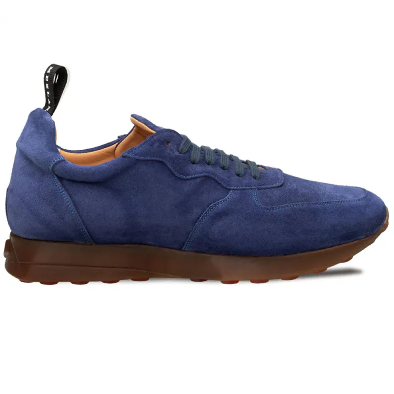 Mezlan Carlucci Suede Sneaker Blue (21732) sold by Alberto Nardoni