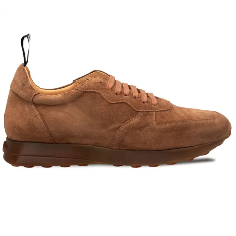 Mezlan Carlucci Suede Sneaker Tan (21732) sold by Alberto Nardoni