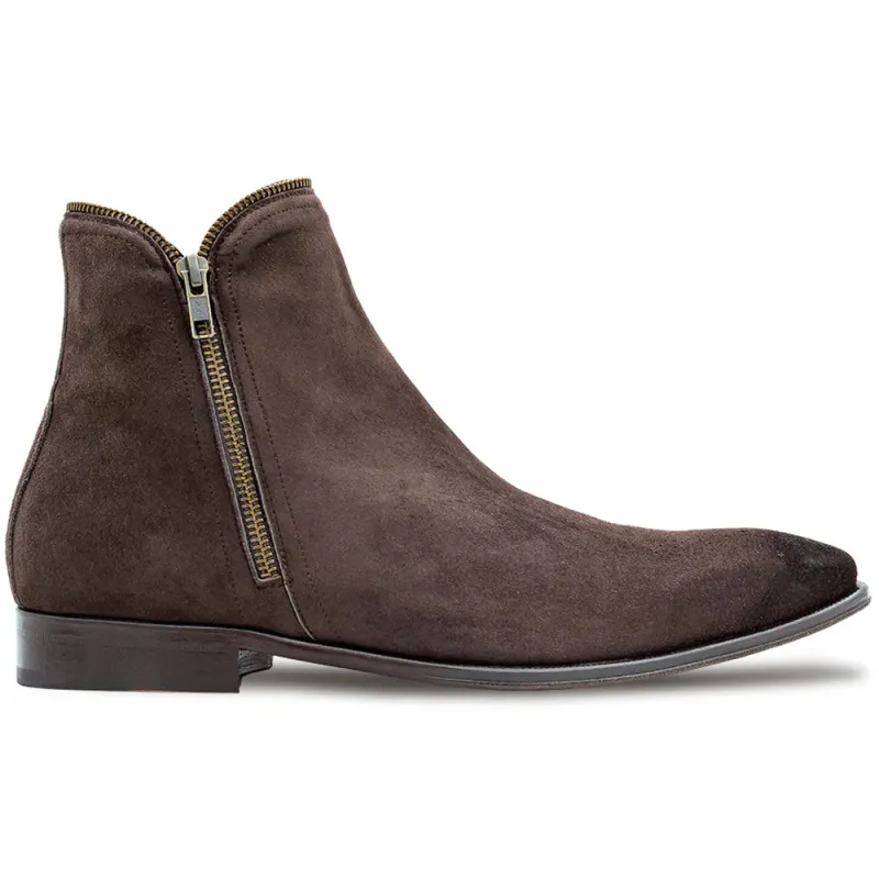 Mezlan Moretti Suede Zip Boot Brown (21686) sold by Alberto Nardoni