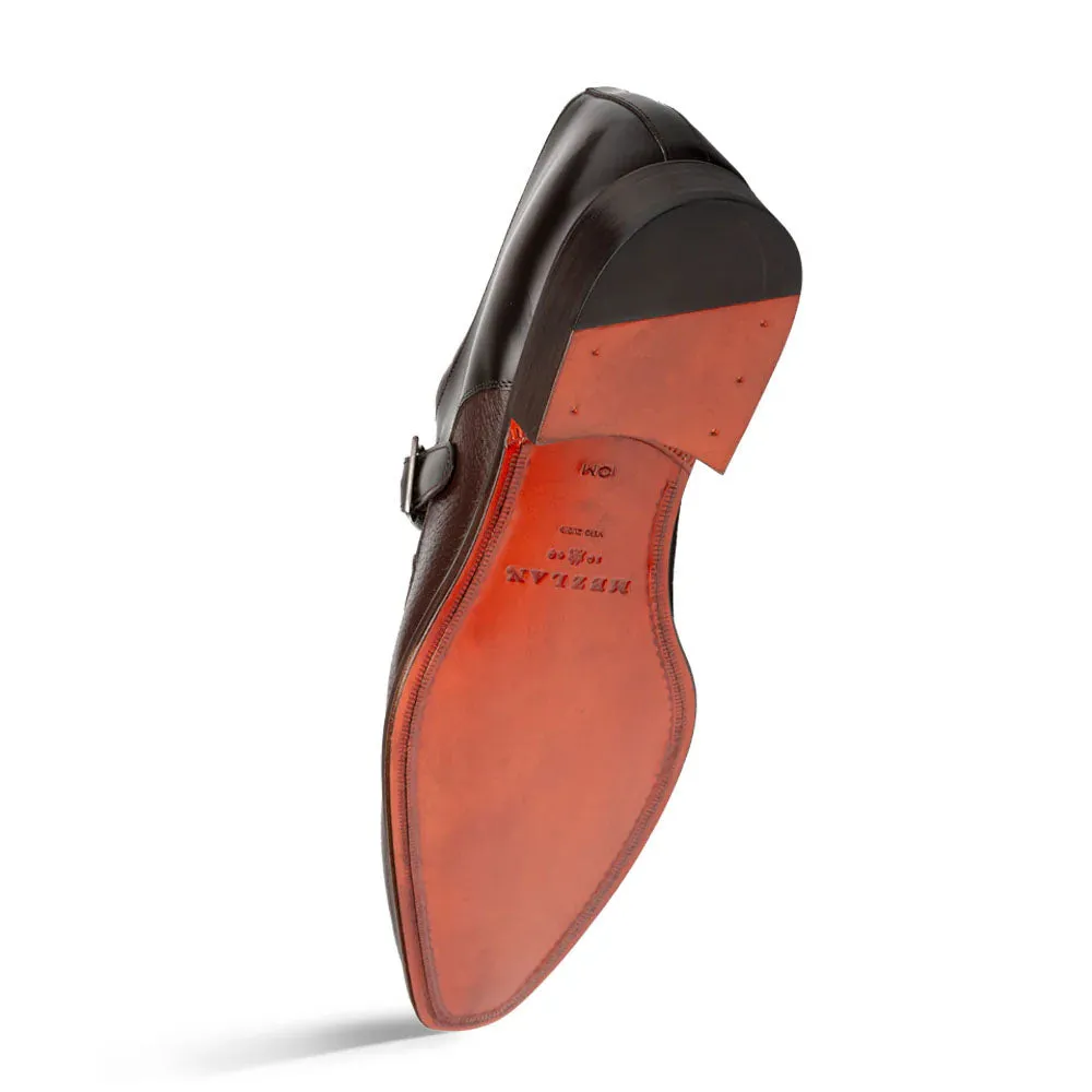 Mezlan Pego Deerskin Monk Strap Brown (21158) sold by Alberto Nardoni product image thumbnail 3