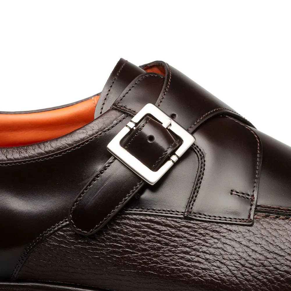 Mezlan Pego Deerskin Monk Strap Brown (21158) sold by Alberto Nardoni product image thumbnail 4