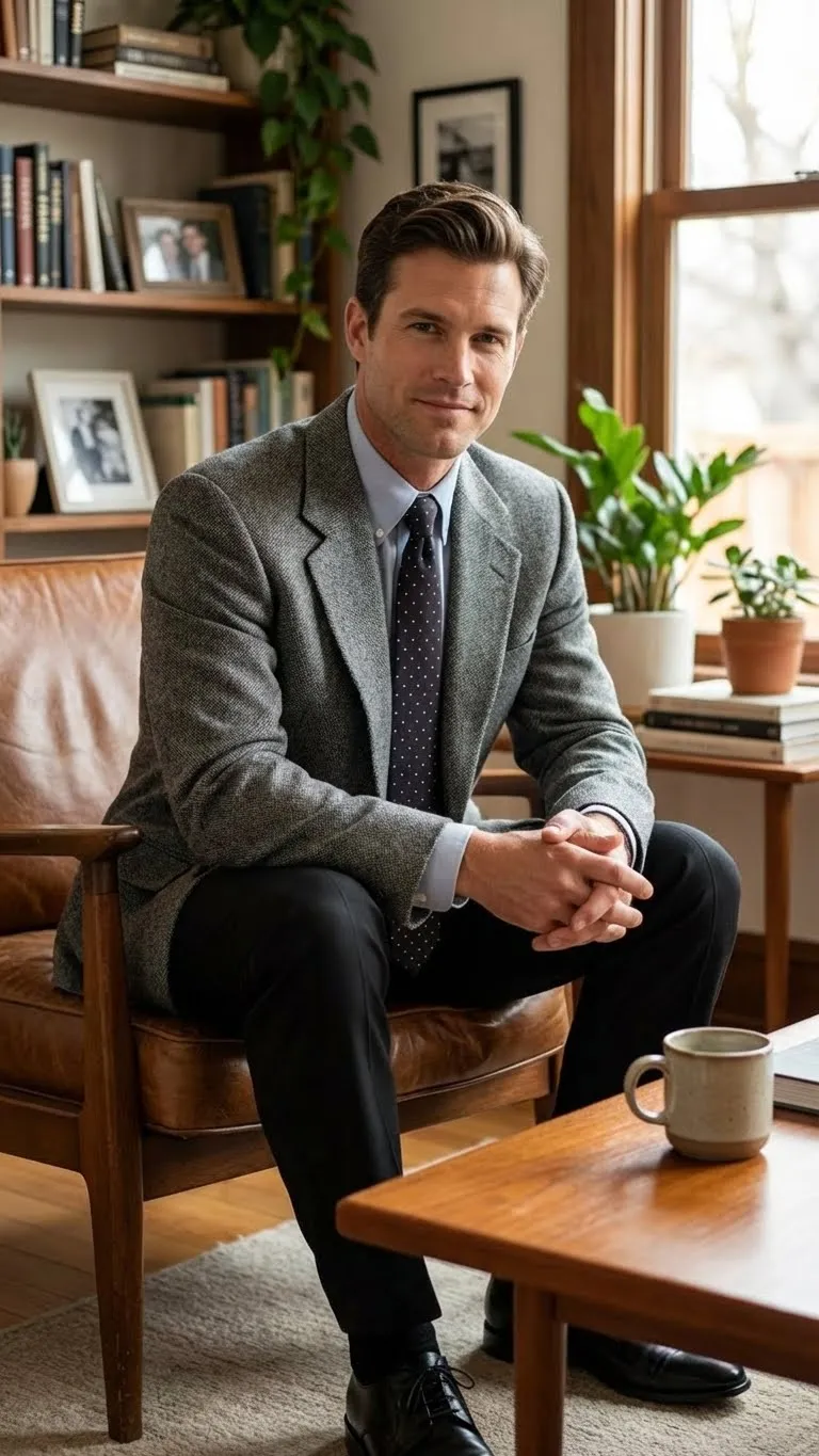 Men’s Dark Grey Blazer – Charcoal Grey Sport Coat Jacket sold by Alberto Nardoni product image thumbnail 5
