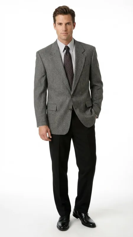 Menâ€™s Dark Grey Blazer â€“ Charcoal Grey Sport Coat Jacket sold by Alberto Nardoni
