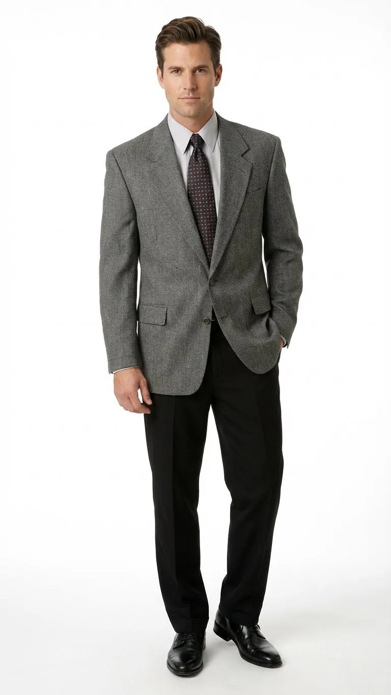 Men’s Dark Grey Blazer – Charcoal Grey Sport Coat Jacket sold by Alberto Nardoni