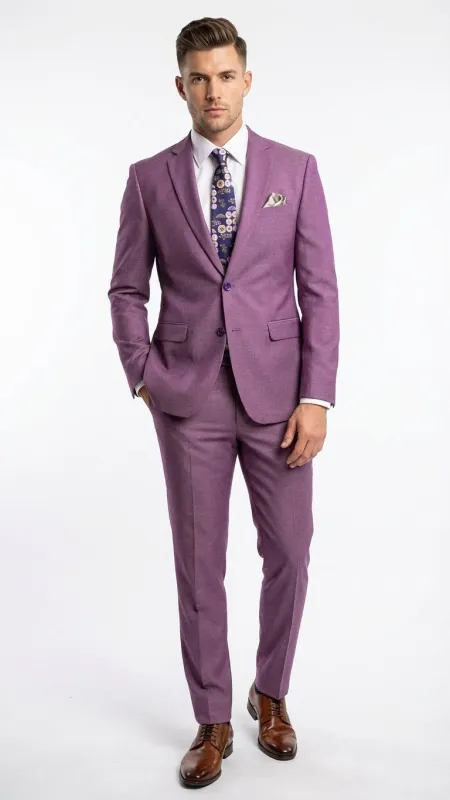 Mens Light Purple Suit Blazer and Suit Jacket Mauve Formal Wedding & Party Wear Coat for Business Prom and Church sold by Alberto Nardoni