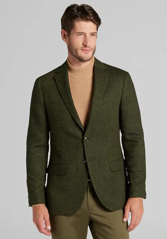 1905 Collection Tailored Fit Herringbone Sportcoat - Big & Tall sold by Alberto Nardoni
