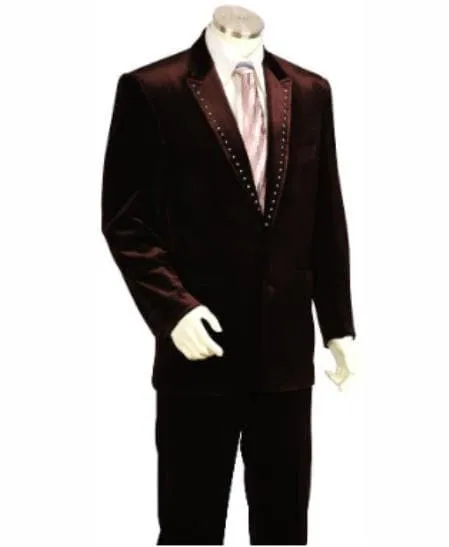 Dark Brown Tuxedo - Brown Wedding Suit sold by Alberto Nardoni