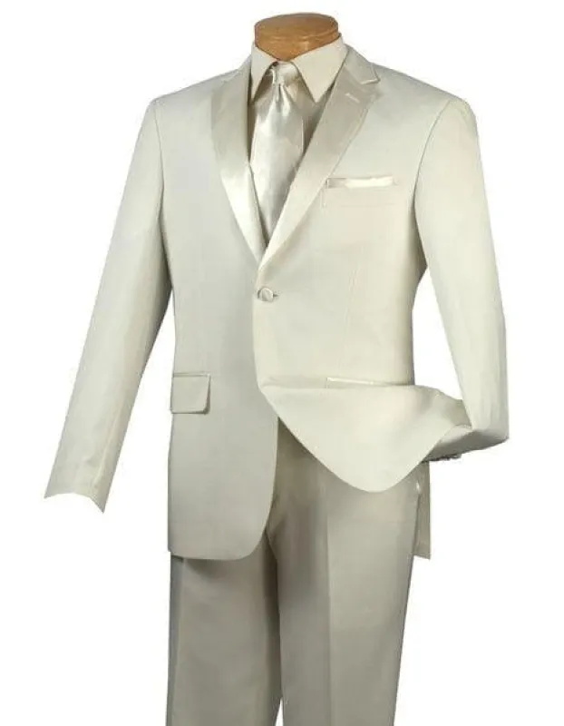 Cream Colored Suit - Cream Groomsmen Suit sold by Alberto Nardoni