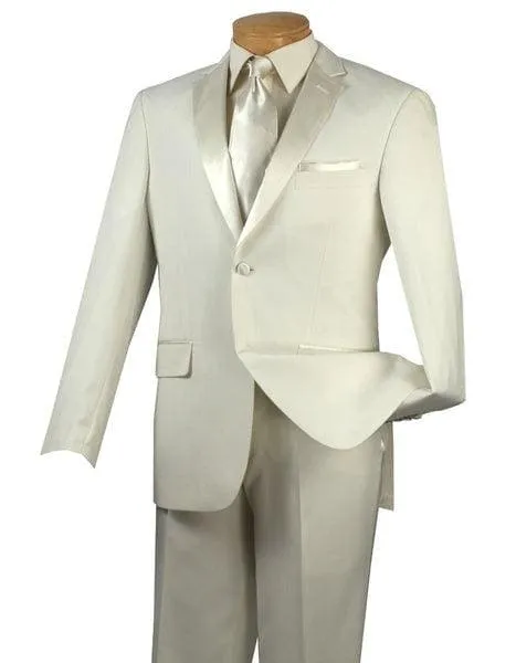 Cream Colored Suit - Cream Groomsmen Suit sold by Alberto Nardoni