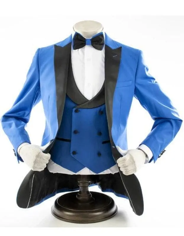 Royal Blue Prom Suit sold by Alberto Nardoni