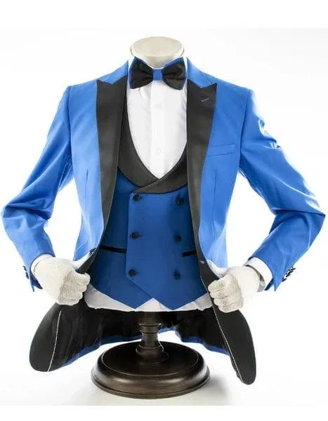 Royal Blue Prom Suit sold by Alberto Nardoni