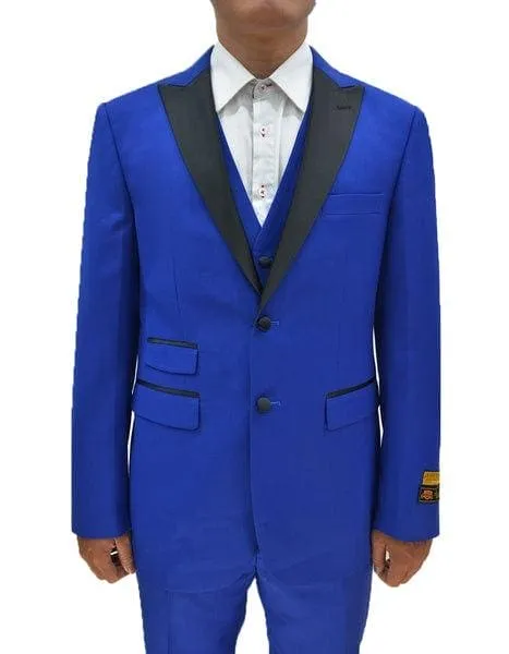 Royal Blue Prom Suit sold by Alberto Nardoni