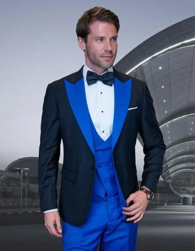 Royal Blue Prom Suit sold by Alberto Nardoni