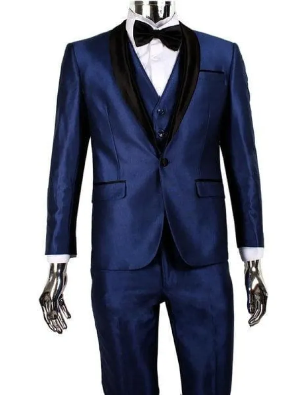 Royal Blue Prom Suit sold by Alberto Nardoni