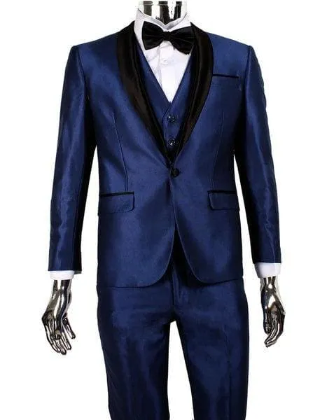Royal Blue Prom Suit sold by Alberto Nardoni