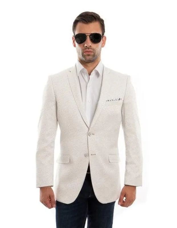 Ivory Tuxedo Jacket - Ivory Dinner Jacket sold by Alberto Nardoni