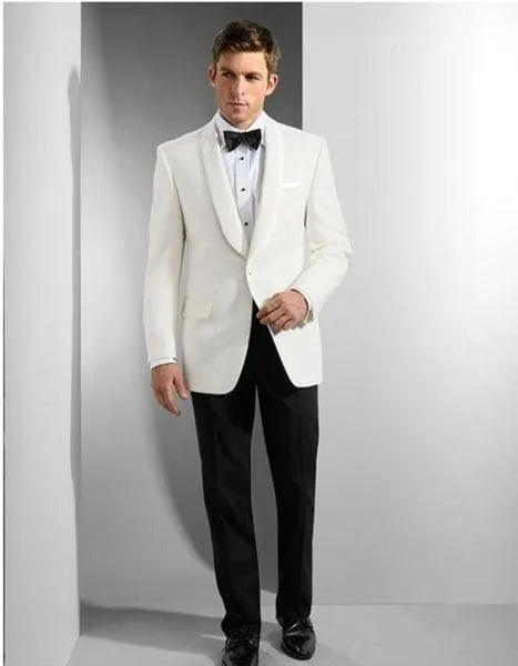 Ivory Tuxedo Jacket - Ivory Dinner Jacket sold by Alberto Nardoni