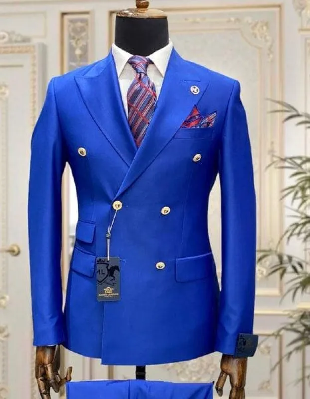 Royal Blue Suit sold by Alberto Nardoni