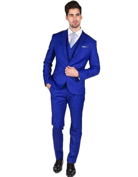 Royal Blue Suit sold by Alberto Nardoni