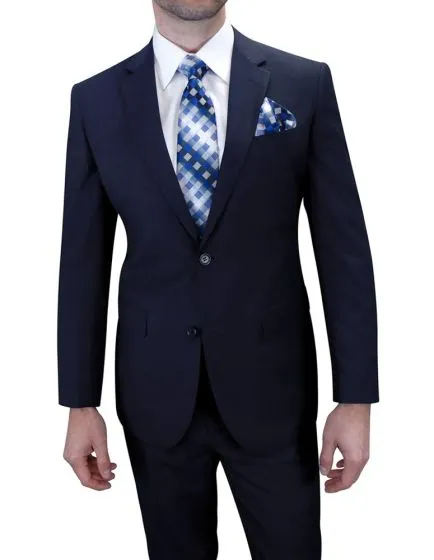 Statement Men's 2 Piece 100% Wool Modern Fit Suit - Solid Colors sold by Alberto Nardoni product image thumbnail 3