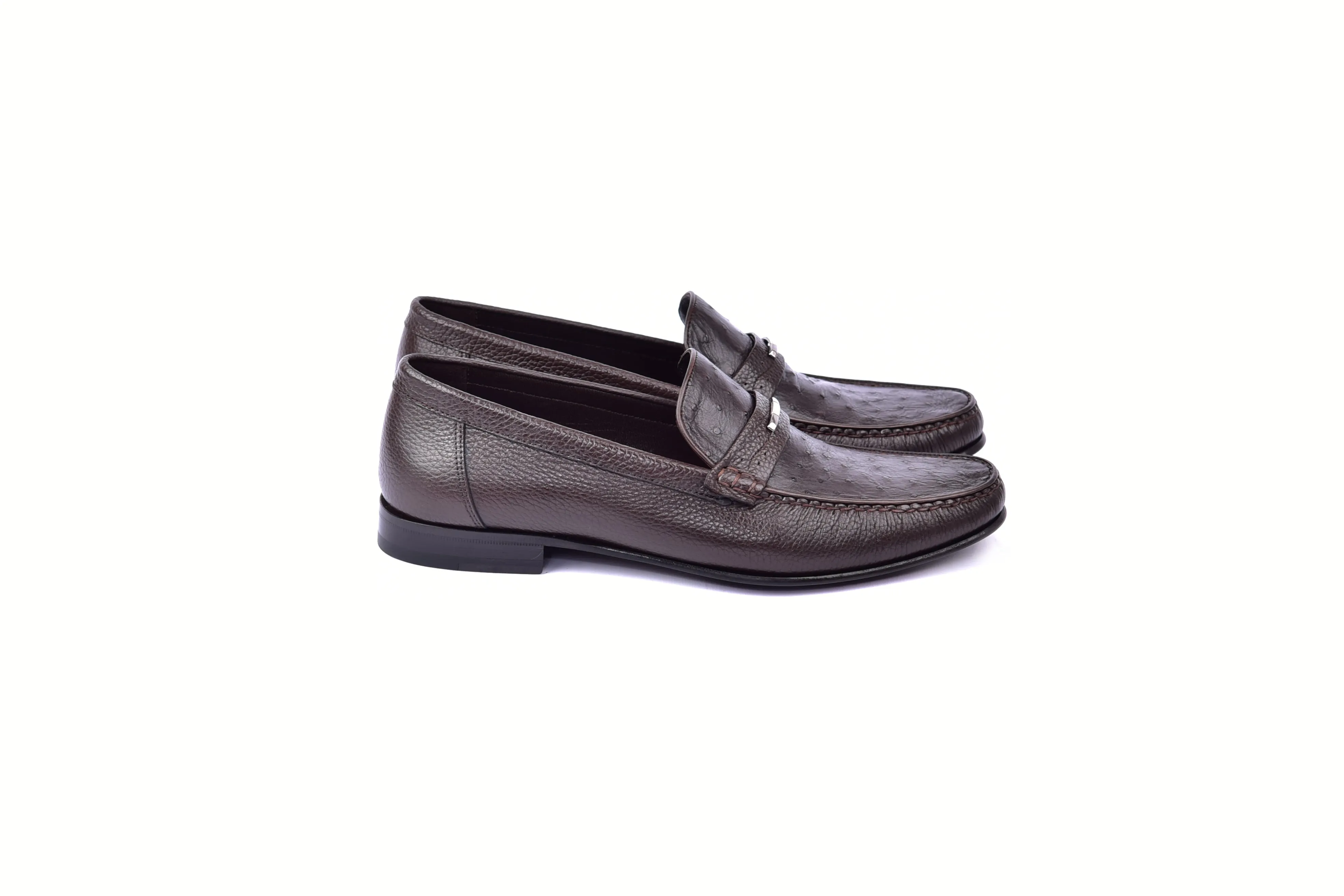 C0014054-3898Ost-Genuine Ostrich-Dark Brown sold by Alberto Nardoni product image thumbnail 2